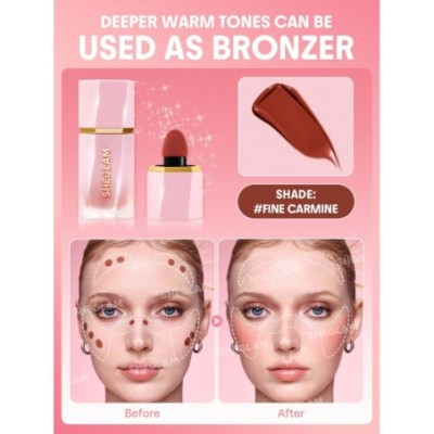 Color Bloom Liquid Blush - Fine Carmine