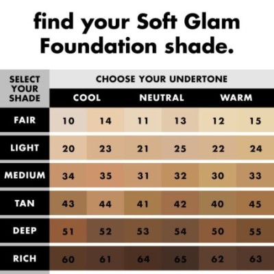 Base líquida Soft Glam Satin - 10 Fair Cool