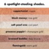 Halo Glow Silky Powder Highlighter - Flamingold - Warm Gold