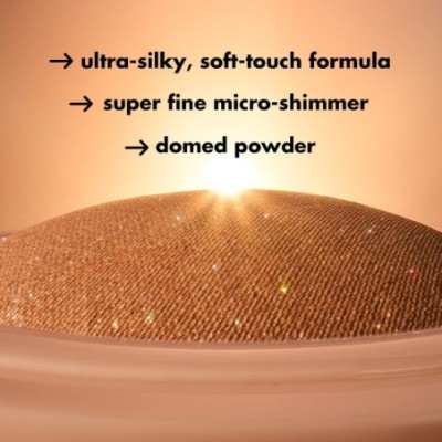 Halo Glow Silky Powder Highlighter - Flamingold - Warm Gold