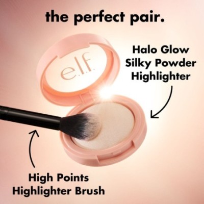 Iluminador en polvo Halo Glow Silky - Flamingold - Warm Gold