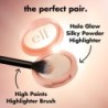 Iluminador en polvo Halo Glow Silky - Flamingold - Warm Gold
