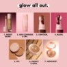 Iluminador en polvo Halo Glow Silky - Flamingold - Warm Gold