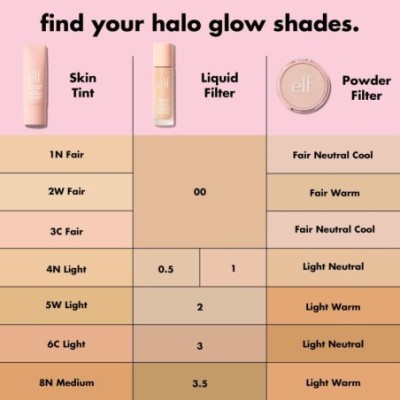Potenciador de luminosidad Halo Glow Liquid Filter - 0 Fair Neutral Warm
